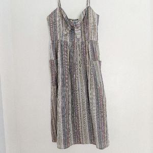 Tie Midi Dress